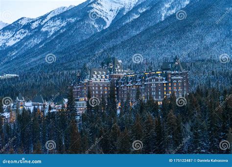 Fairmont Banff Springs Hotel Banff Stock Image Image Of Attraction