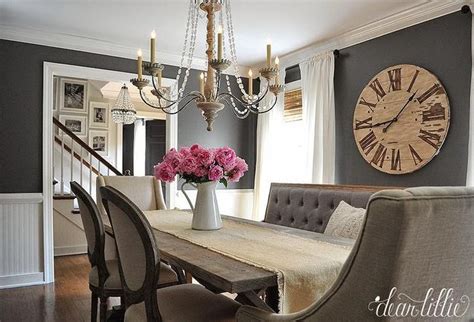It has an lrv of 13, which it's not quite black but definitely in the dark gray category. Dark Gray Dining Room Paint Colors - French - Dining Room ...