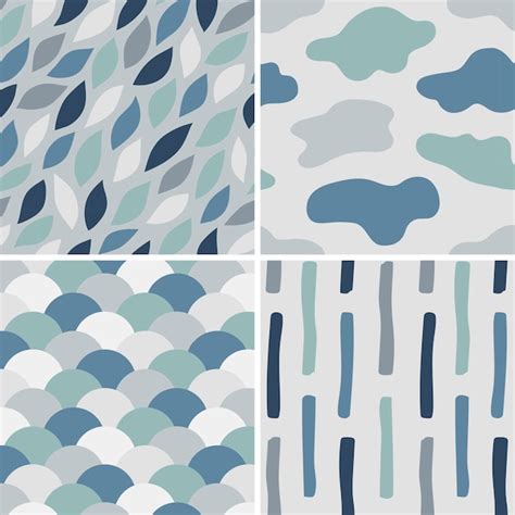 Free Vector Collection Of Simple Pattern Vectors Illustration