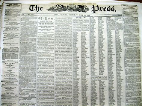 Lot Of 25 Original 1861 1865 Civil War Newspapers All Are From Eastern