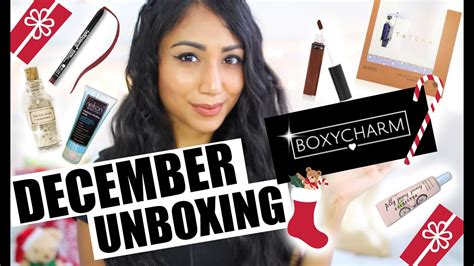 Boxycharm Unboxing DECEMBER YouTube