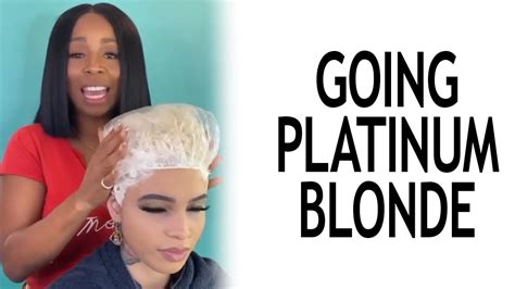 Quick Hair Tip Going Platinum With Brite Hair With Neveah Jolie And