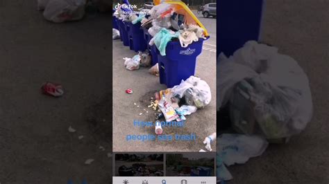 Normal Trash Vs My Trash Tik Tok YouTube