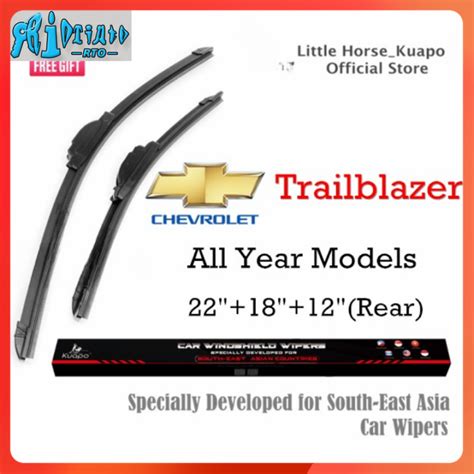 Rto Chevrolet Trailblazer Wiper Blade Set Frontrear For All Year