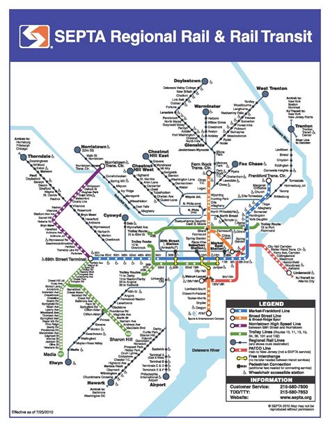 Philadelphia Train Maps