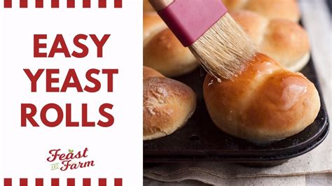 how to make easy yeast rolls youtube