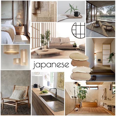 Japanese Interior Design Mood Board By Kristienorton Style Sourcebook