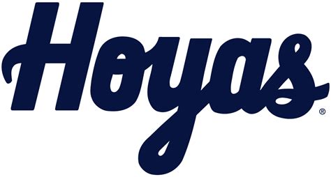 Georgetown Hoyas Logo Wordmark Logo Ncaa Division I D H Ncaa D H