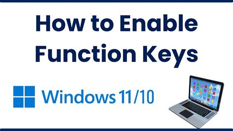 How To Enable Function Keys In Windows 11 Youtube