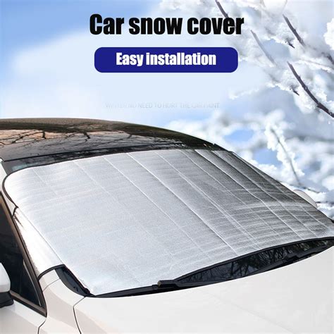 All Seasons Car Windshield Snow Cover And Sun Shade Cover And Uv Protector