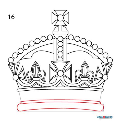How To Draw A Crown Step By Step Pictures