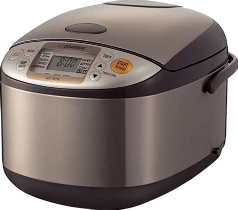 Zojirushi NS TSC18 Micom Rice Cooker And Warmer 10 Cups Uncooked