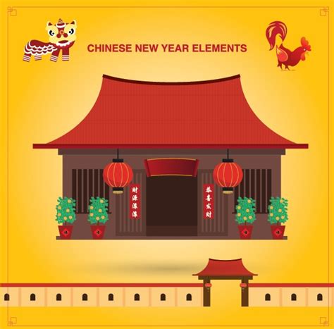 Chinese New Year Free Vector In Adobe Illustrator Ai Ai Format