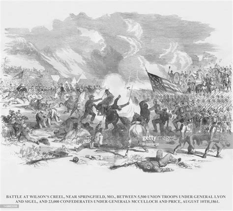 Battle Of Wilsons Creek With Lyon And Sigel Vs Mcculloch And Price