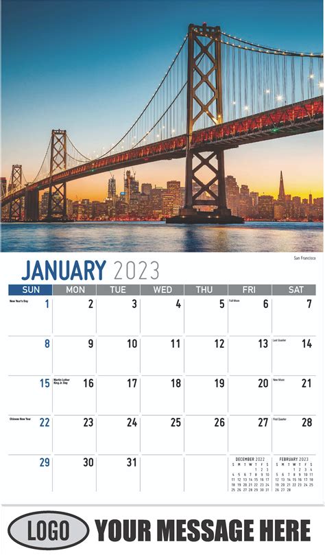 2023 Promotional Calendar California Scenic Low As 65¢