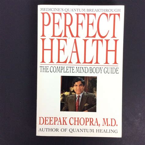 Perfect Health The Complete Mindbody Guide By Deepak Chopra Etsy New