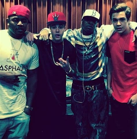 chatter busy justin bieber and austin mahone record new music together