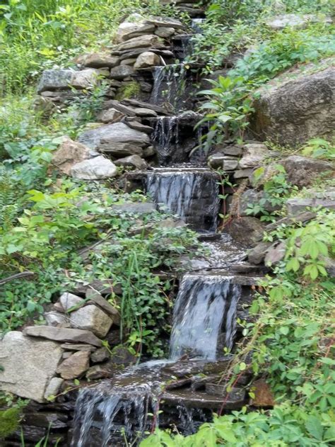 Make A Mini Waterfall In The Garden 38 Garden Waterfall Mini