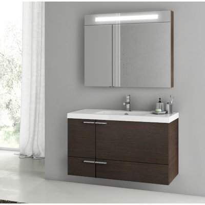 Shop acf bathroom vanities online for your bathroom remodel or renovation. ACF Bathroom Vanities New Space 39.2 Single Bathroom ...