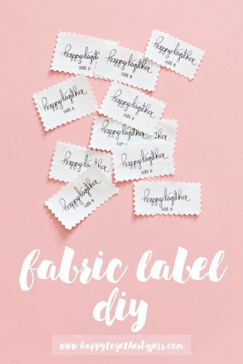 Fabric Label Diy An Easy Way To Make Labels For Your Sewing Creations