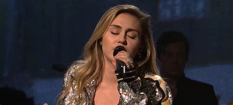 Miley Cyrus Leaves Little To The Imagination During ‘snl Performance