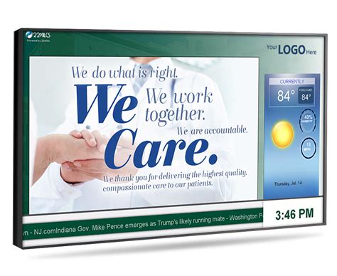 Digital Signage For Medical Waiting Rooms Digital Signage