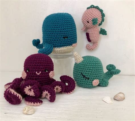 Under The Sea Crochet Patterns Amigurumi Crochet Crochet Sea Creatures