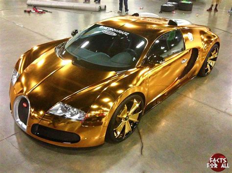 Golden Bugatti Worth 20000000 Dollars Bugatti Veyron Bugatti