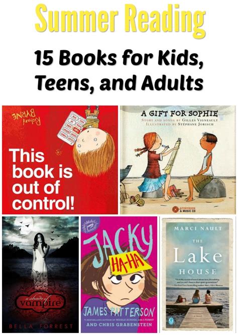 15 Books For Summer Reading Kids Teens And Adults