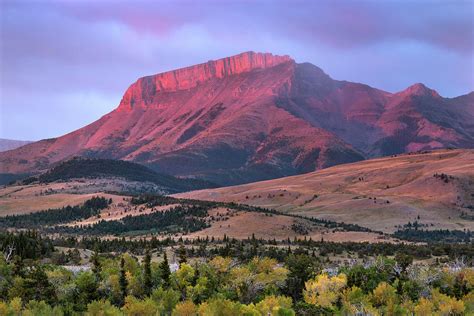 Ear Mountain At Sunrise Rocky Mountain Photograph By Alan Majchrowicz