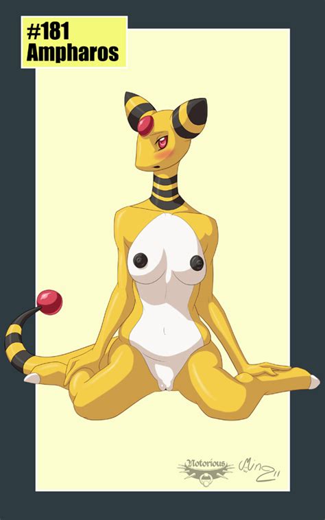 The Pokedex Project Ampharos By Notorious Hentai Foundry