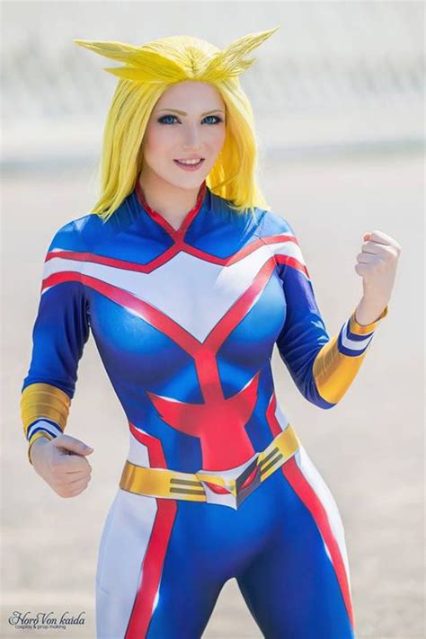 All Might From My Hero Academia Cosplay Cosplay Woman Curvy Cosplay