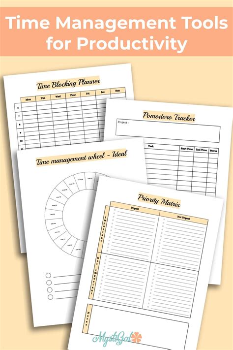 Printable Time Management Tools And Planner Priority Matrix Etsy Uk
