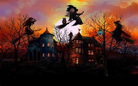 Halloween Witch Desktop Wallpapers Top Free Halloween Witch Desktop