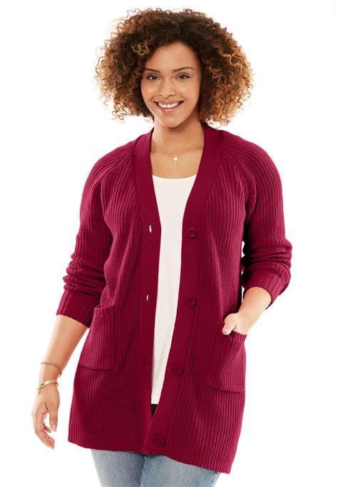 Button Front Shaker Cardigan Plus Size Sweaters And Cardigans Full Beauty