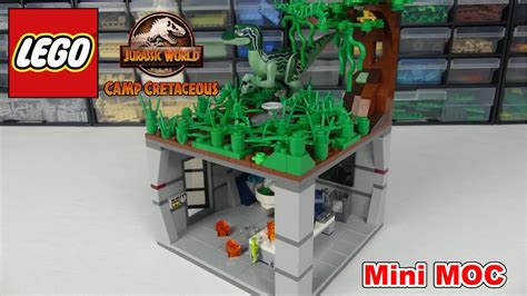 Lego Jurassic World Camp Cretaceous Mini Moc Dr Wus Old Lab Youtube