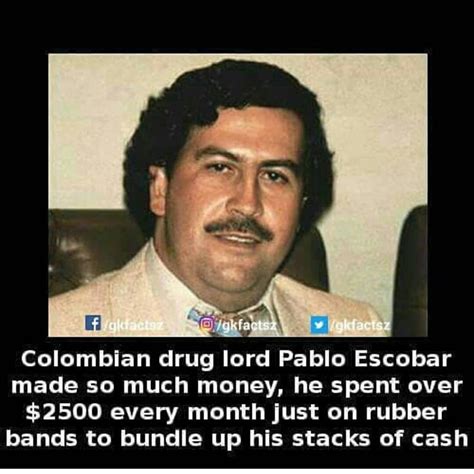 Colombian Drug Lord Pablo Escobar