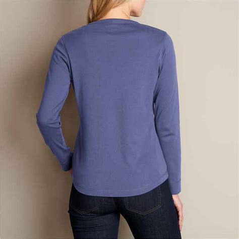 Womens Longtail T Long Sleeve Henley Duluth Trading Company