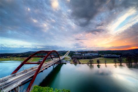 Sunset On The Loop 360 Bridge — Nomadic Pursuits A Blog By Jim Nix