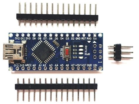 Robocraze Nano V30 Development Board Compatible With Arduino Nano V3 Board With Pin Connector