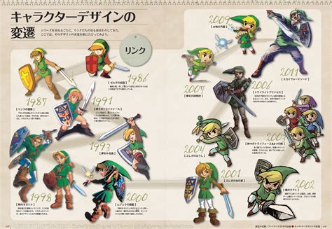 Artwork The 25 Year Evolution Of Link And Zelda Point Ears Intact