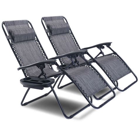 If you are looking for the perfect zero gravity chair that you can use at camping, patio or at the pool side than outsunny zero gravity recliner lounge patio pool chair should be the one. Zero Gravity Chair Set Of 2 Chaise Lounge Recliner Outdoor ...