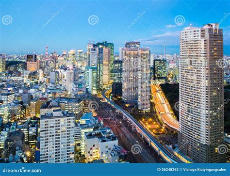 Tokyo Downtown Stock Photo Image Of Attraction Japan 36248262