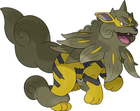 Pokemon 30059 Shiny Hisuian Arcanine Pokedex Evolution Moves