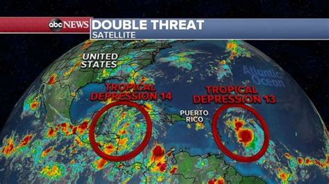 Hurricanes Could Threaten Gulf Coast At Same Time Next Week Abc Fresno