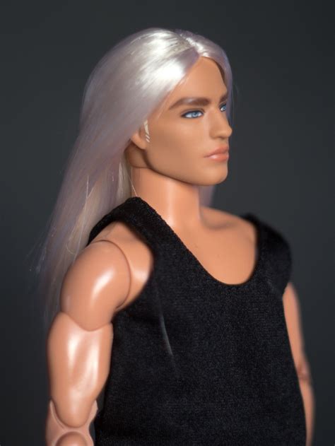 Ken Doll Ooak Repaint Reroot Made To Move Mtm Barbie Looks Etsy
