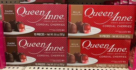 Queen Anne Dark And Milk Chocolate Covered Cherries Chet Johnson Drugs