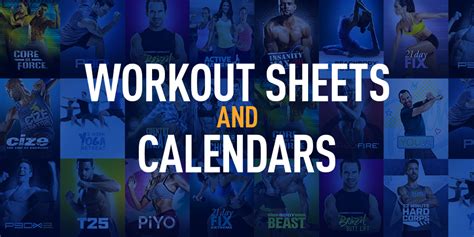Printable Classic P90x Workout Schedule Eoua Blog