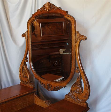 Bargain John's Antiques | Antique Oak Dresser Small drawers on top of ...