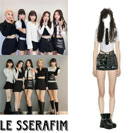 Le Sserafim 6 Member Stage Outfits Kpop Outfits K Idols Kpop Idol